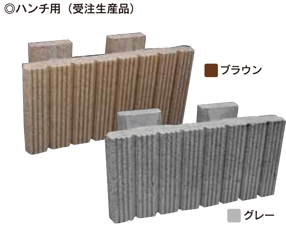 LINE 型枠ブロック ハンチ用 大里ブロック工業株式会社